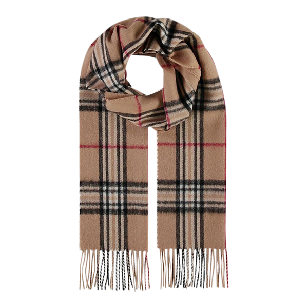Fraas Plaid Wool/Cashmere Scarf