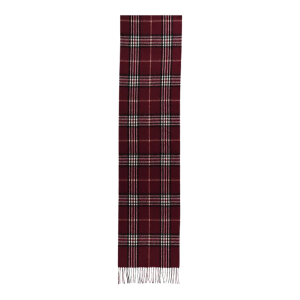 Fraas Plaid Wool/Cashmere Scarf for Men