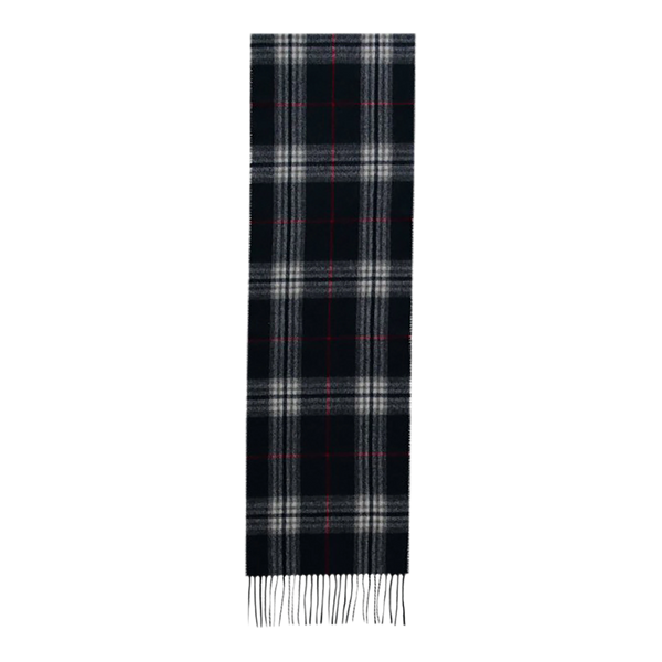 Fraas Plaid Wool/Cashmere Scarf for Men