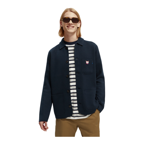 Scotch & Soda Knitted Blazer Cardigan for Men