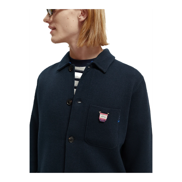 Scotch & Soda Knitted Blazer Cardigan for Men