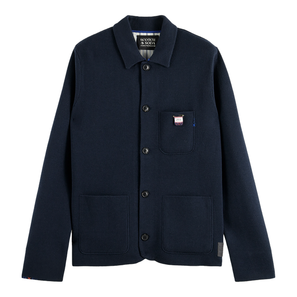 Scotch & Soda Knitted Blazer Cardigan for Men