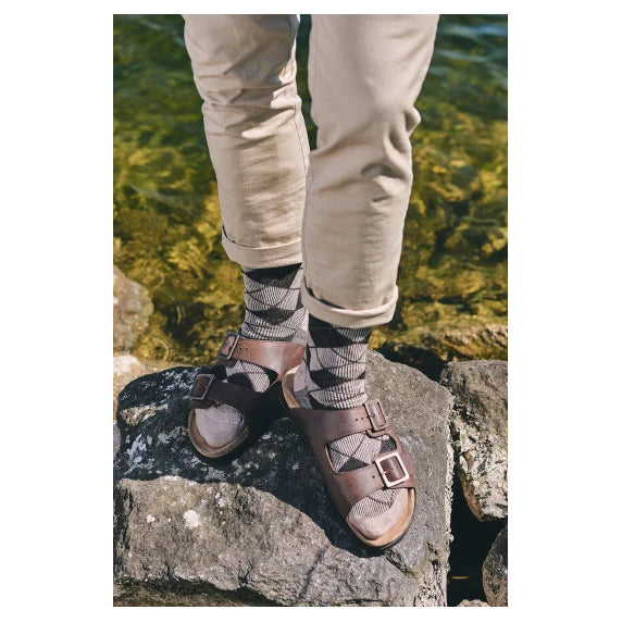 HJ Hall HJ96 Argyle Wool Softop® Socks