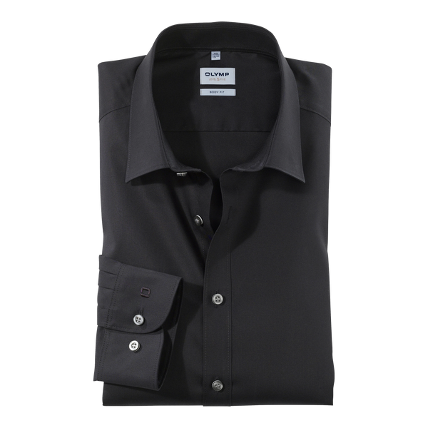Olymp Level 5 Formal Shirt for Men in Black