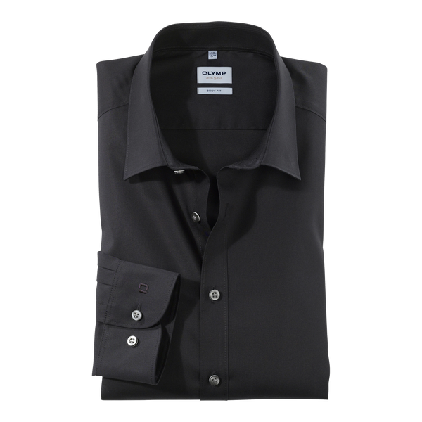 Olymp Level 5 Formal Shirt in Black
