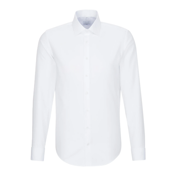 Seidensticker D/Cuff Poplin Slim Fit Shirt