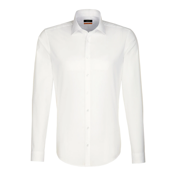 Seidensticker Poplin Slim Fit Long Sleeve Shirt