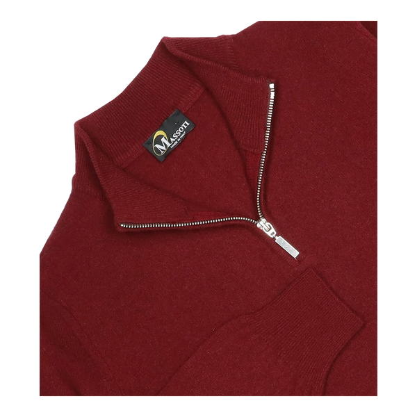 Massoti Lambswool 1/4 Zip for Men