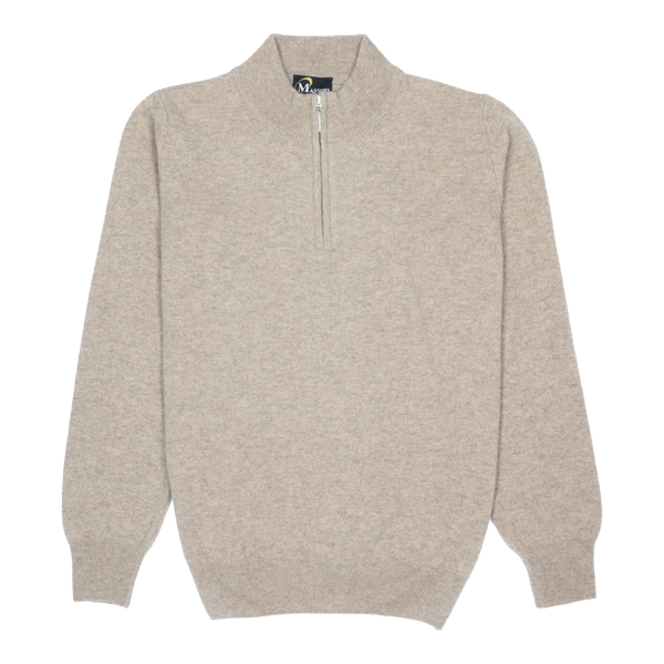 Massoti Lambswool 1/4 Zip for Men