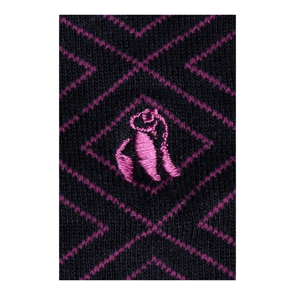 Swole Panda Diamond Bamboo Socks