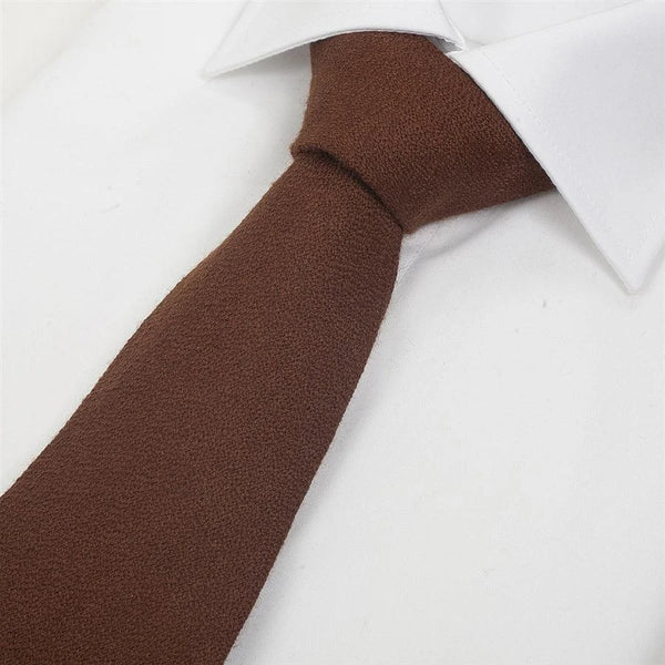 Coes Silk Tie in Brown