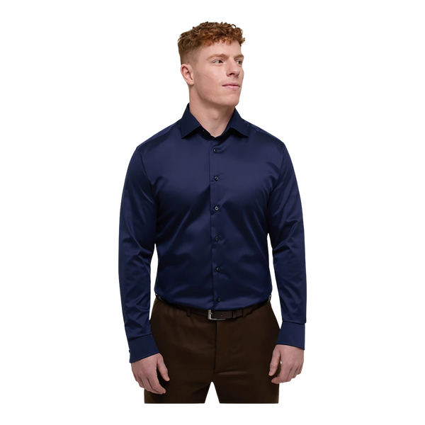 Eterna Long Sleeve Plain Shirt