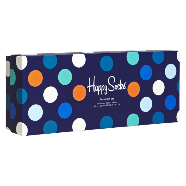 Happy Socks 4-Pack Multi-Colour Socks Gift Set for Men