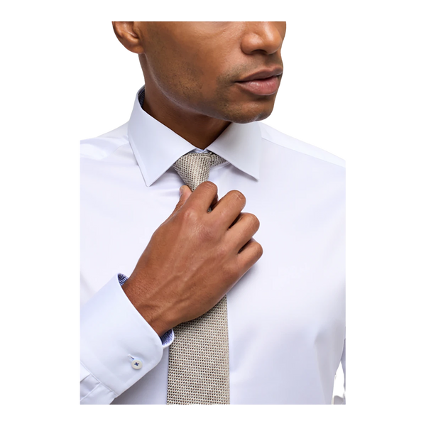 Eterna Plain Shirt With Trim for Men