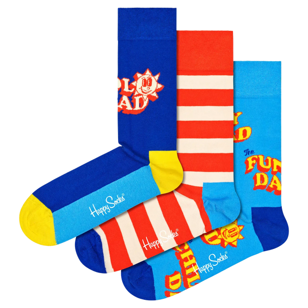 Happy Socks 3-Pack Father Of The Year Sock Gift Set