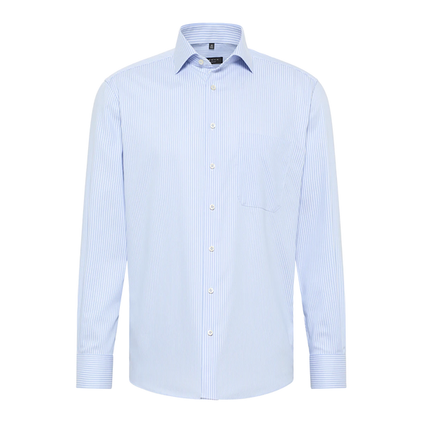 Eterna Stripe Long Sleeve Formal Shirt for Men
